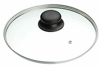 Glass Lid Pan Frying Saucepan Casserole Tempered Clear Glass 14 - 40 cm All Size - Image 1 of 4