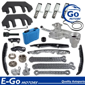 Engine Timing Chain Kit Valve Water Pump Tool Fit Lincoln Ford Nautilus F150 3.0 - Picture 1 of 9