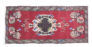 21x43 in rug,Decorative Authentic rugs,vintage rugs,rectangle rugs, door mat rug - Imagen 1 de 8