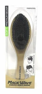 Black Ice MagicWave Curved Wave Brush Soft Premium Wildschwein (Gold) - Bild 1 von 3