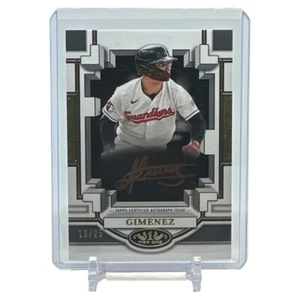2023 Topps Tier One Andrés Giménez Bronze Ink Auto SSP /25 Cleveland Guardians - Picture 1 of 2