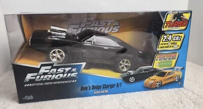 Jada Toys FAST & FURIOUS Dom’s Dodge Charger R/T 1:24 R/C 2.4GHz RC Car Turbo - Image 1 of 4