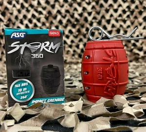 NEW ASG Storm 360 Airsoft Grenade - Red (19147) - Picture 1 of 5