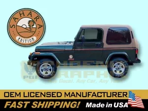 1992 1993 1994 1995 Jeep Wrangler Sahara Edition YJ Decals Stripes 2-Color Kit ! - Picture 1 of 1