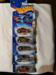 Hot Wheels 2004 serie Tat Rods juego completo 5 de #118 #119 #120 #121 #122 - Imagen 1 de 8