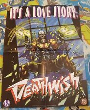 Deathwish Dc Comics Milestone 1994 Promo Poster 22x17