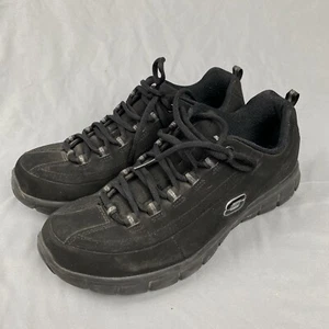 Skechers Womens Sz 9 Synergy Trend Setter 11717 Black Running Shoes Sneakers - Picture 1 of 6