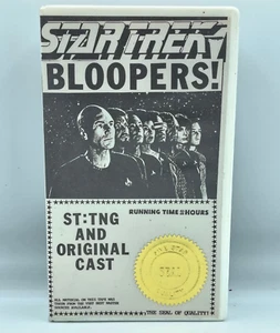 Star Trek Bloopers VHS, ST:TNG & Original Cast - Picture 1 of 3