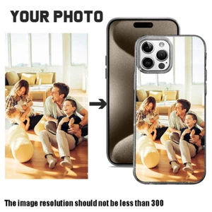 For iPhone 15 Pro Max 14 13 12 Personalised ShockProof Custom Photo Case Cover - Picture 1 of 10