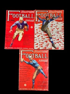 Vintage illustriertes Fußball-Jahresmagazin 1933-33 Millard Howell Alabama Menge 3 - Bild 1 von 19