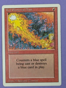 MTG Magic: Revised Edition (3rd Edition): Red Elemental Blast Common - LP - Picture 1 of 2