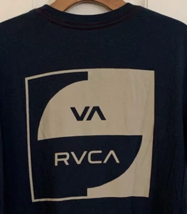 RVCA VA Men’s Blue Anvil T Shirt Size S Balance Of Opposites - Picture 1 of 5