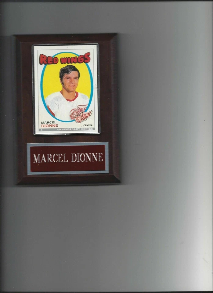 MARCEL DIONNE PLAQUE DETROIT RED WINGS HOCKEY NHL   C - Image 1 of 1
