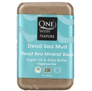 One with Nature, Dead Sea Mineral Soap Bar, Totes-Meer-Schlamm, 200g - Bild 1 von 1