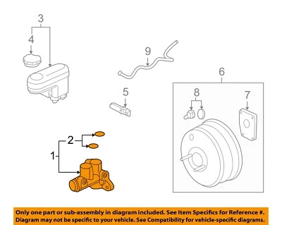 Cilindro maestro de freno usado se adapta a: Chevrolet Captiva 2015 deportivo grado A Foto 1 de 3