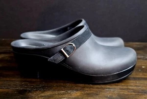 CROCS Sarah All Black Dual Comfort Mule/Clogs Slip-on's Women Sz 10 - Picture 1 of 14