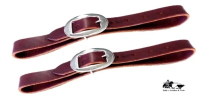 Breast Collar Tugs Pair 1" Premium Latigo Leather Amish Made for Eddy's Tack - Image 1 of 4