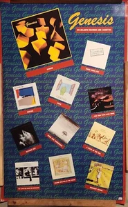 Genesis on Atlantic Records and Cassettes Original Promo Poster 19" x 30" - Bild 1 von 1