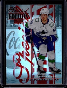 ELIAS PETTERSSON 2023-24 UPPER DECK SERIES 1 SPECIAL EDITION RED SP #SE-33