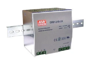DRP-240-24 Alimentatore MW SWITCHING, IN 1 FASE 10A 24VDC 240W DIN - Imagen 1 de 3