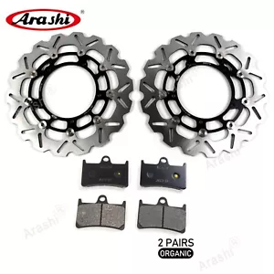 Front Brake Disc Rotor + Brake Pads For Yamaha XT1200Z Super Tenere 2010-2018 - Picture 1 of 9