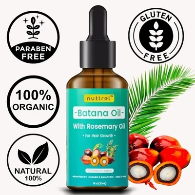 Rosemary Batana Oil Infused Serum Hair Growth Promoter For Men and Women - 30ml - Image 1 of 4