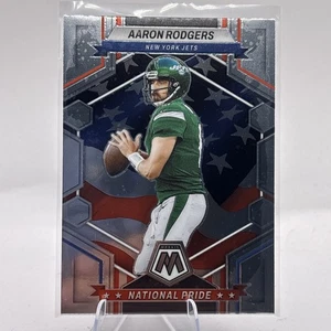 2023 Panini Mosaic Aaron Rodgers #253 National Pride Pittsburgh Steelers QB Jets - Picture 1 of 2