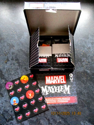 Marvel Mayhem Card Game Ages 8+ Family Game Excellent Condition German lang.   2 - Image 1 of 4