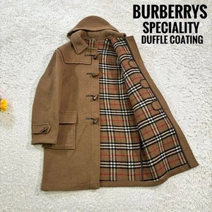 Abrigo Burberrys Duffle Toggle Lana Nova Check Beige TALLA XL DE JAPÓN - Imagen 1 de 24