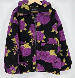 Dolls Kills Current Mood LOVING BLOOM SHERPA JACKET. Small. Sold Out - Picture 1 of 5