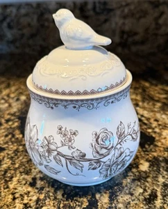 Pioneer Woman Agatha Stoneware Sugar Bowl Brown New - Picture 1 of 3