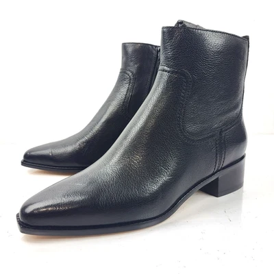 Botines para mujer Cole Haan Naia punta tacón bloque negros talla US 7,5 B Foto 1 de 4