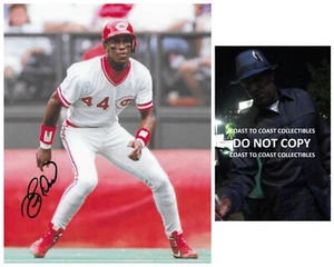 Eric Davis signed Cincinnati Reds baseball 8x10 photo proof COA autographed.. - Picture 1 of 2