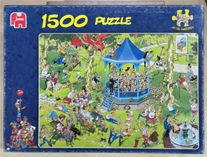 1500 Pieces Jigsaw Puzzle, JUMBO, "Jan van Haasteren - Der Musikpavillion" - Picture 1 of 5