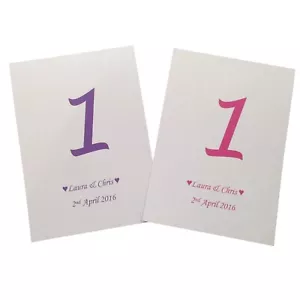 Mesa de boda personalizada independiente números nombre función mesa de cena decoración - Imagen 1 de 2