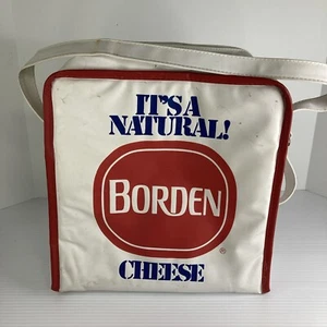 Vintage Borden Käse "It's Natural" Kühltasche mit Riemen 12" x 12" - Bild 1 von 6