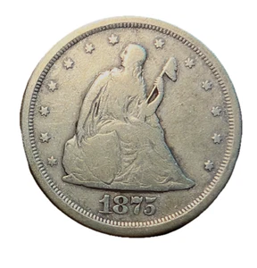 1875-S US 20 Cent Piece - Picture 1 of 17