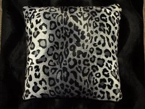 Snow Leopard Pillow Cover Faux Fur Pillow 16x16 (set of 2) - Picture 1 of 2