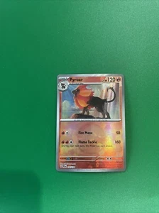 Pokémon TCG Prismatic Evolutions Pyroar 016/131 Reverse Holo Pokeball - Picture 1 of 3