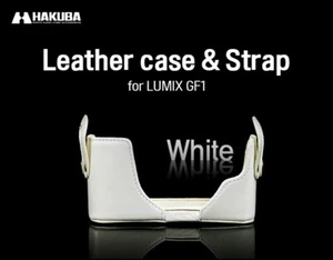 HAKUBA PANASONIC LUMIX GF1 LEATHER CASE CHOOSE COLOR(BLACK/BROWN/RED/WHITE) - Picture 1 of 29