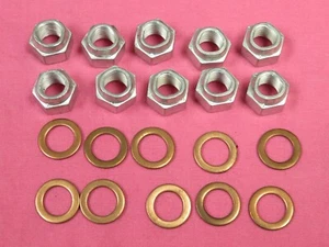 65-67 Mustang Shelby Bronco Cougar Rear End Differential Carrier Nuts & Washers - Picture 1 of 2