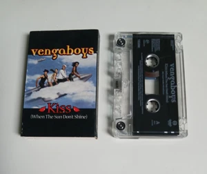 VENGABOYS KISS (WHEN THE SUN DON'T SHINE) CASSETTE TAPE SINGLE POSITIVA UK 1999 - Picture 1 of 1