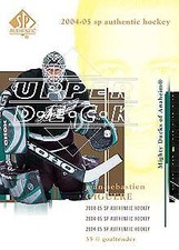 2004-05 SP Authentic Hockey #1 Jean-Sebastien Giguere