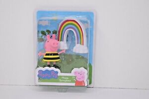 Peppa Pig Friends & Fun Happy Springtime Peppa Figure w/ Rainbow