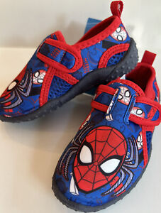 Spiderman Water Shoes Toddler Boys Girls Aqua Sock Swim Sandal 5 6 2T 3T Marvel