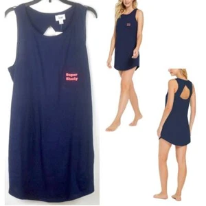 Jenni Cutout Sleepshirt Emb Super Shady Navy Sail Size XS New Pajama - Picture 1 of 5