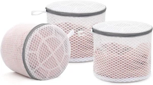 Durable Honeycomb Mesh Laundry Bags for Delicates, Lingerie Wash Bag 7 X 7 3Pcs - Picture 1 of 11