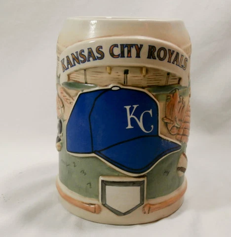 Kansas City Royals Vintage Sportsteins by Cui Pottery Beer Mug Stein MLB Cover