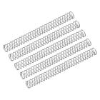 Compression Spring, 5Pcs 304 Stainless Steel, 4Mm Od, 0.2Mm Wire, 45Mm Length