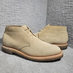 Grant Stone 3 Eyelet Men’s Size 11.5 E Desert Tan Suede Leather Crepe Sole Shoes - Picture 1 of 12